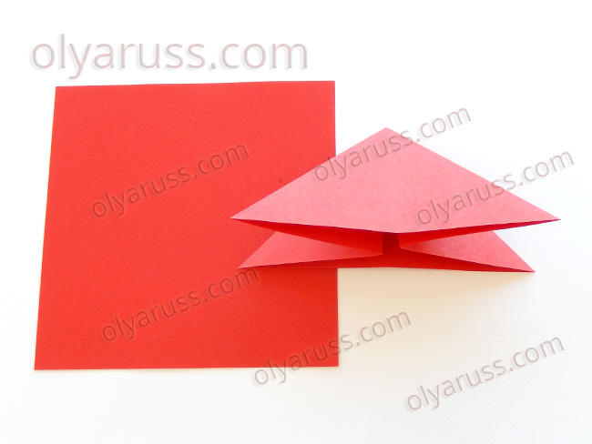 Подробнее о статье Двойной Треугольник | Базовая форма оригами