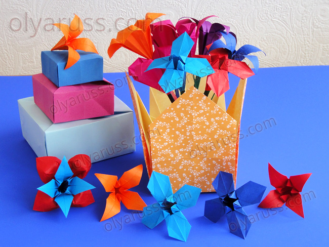 Подробнее о статье Коробочка оригами | Как сделать Коробку с крышкой из бумаги