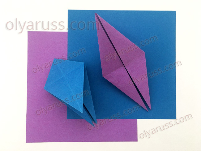 Подробнее о статье Птица | Базовая форма оригами