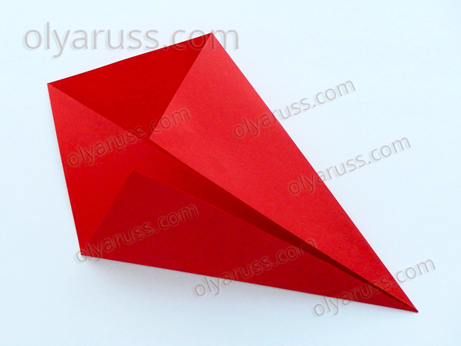 Воздушный Змей - базовая форма оригами