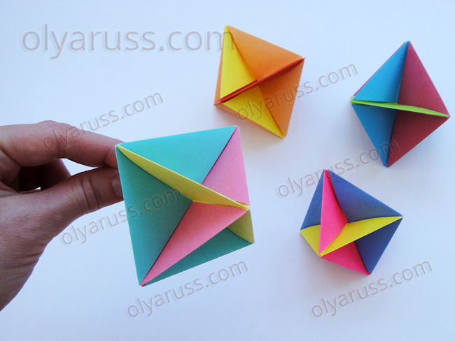 Оригами Многогранник Кристалл